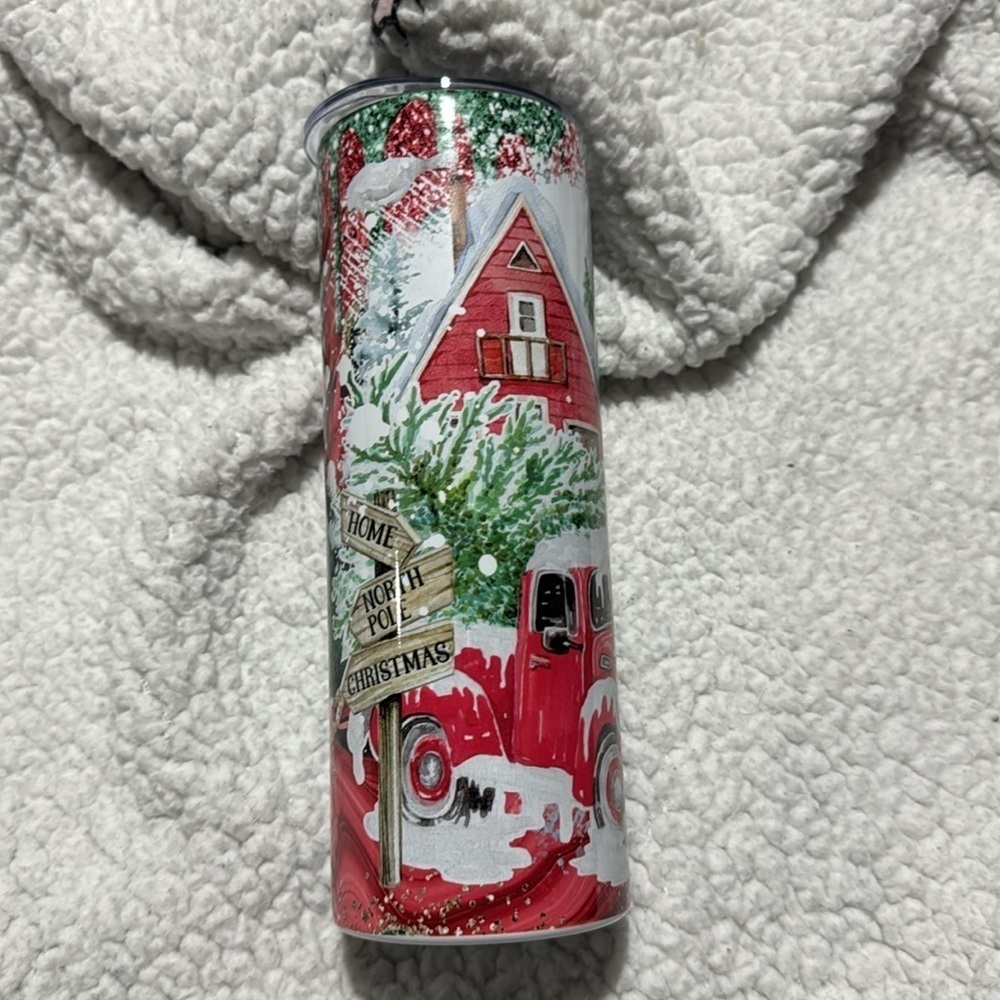 Wonderful Time Of The Year 20 OZ Skinny Tumbler - Picture 2 of 3